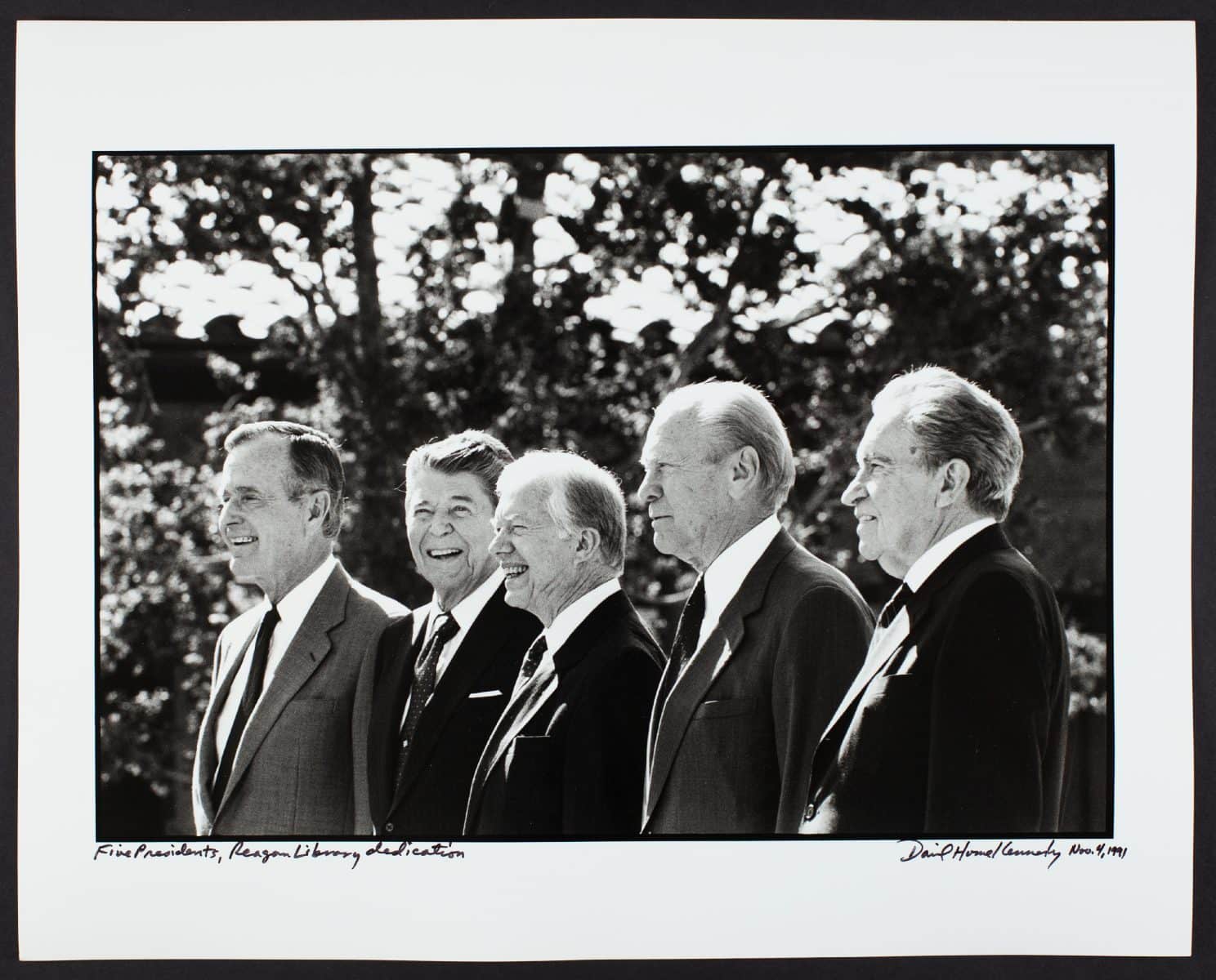 Five Presidents, Reagan Library Dedication David Hume Kennerly Fine